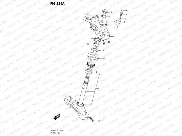 524A - STEERING STEM