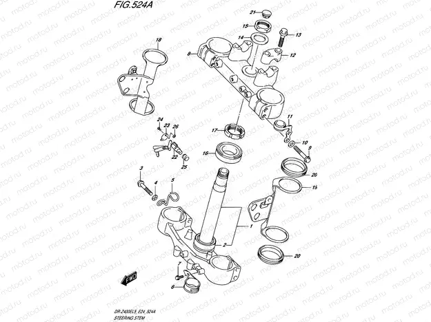 524A - STEERING STEM