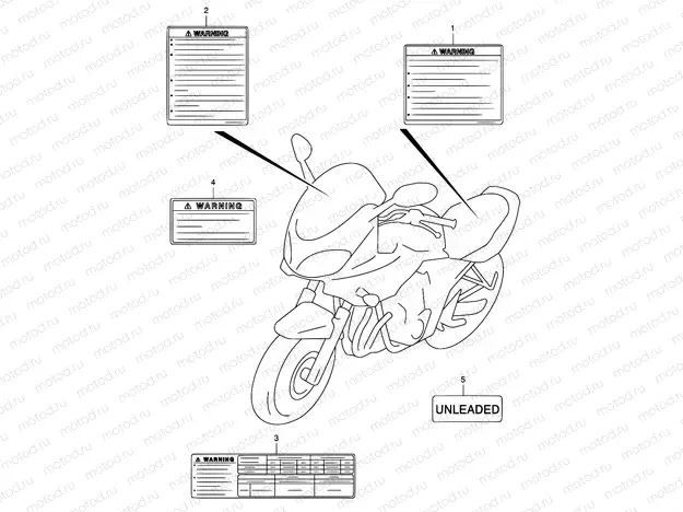 52B - LABEL (MODEL K5)