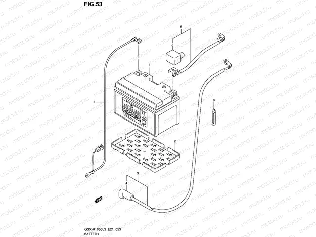 53 - BATTERY (GSX-R1000ZUFL3 E21)
