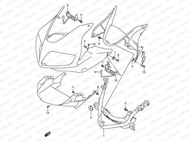 53 - COWLING INSTALLATION PARTS (WITH COWLING)