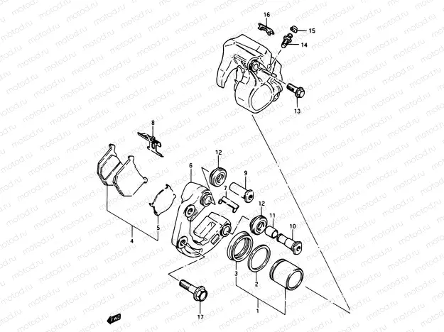 53 - FRONT CALIPERS (E24)