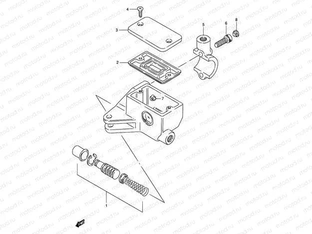 53 - FRONT MASTER CYLINDER