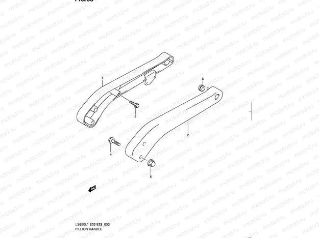 53 - PILLION HANDLE