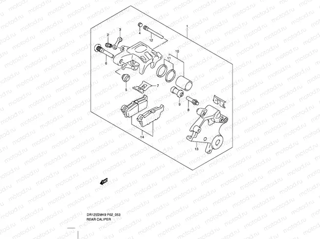 53 - REAR CALIPER