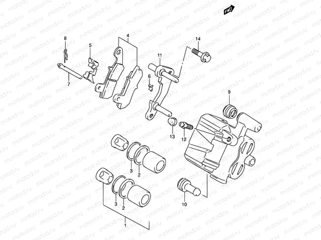 53 - REAR CALIPER