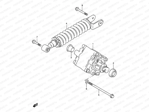 53 - REAR DAMPER