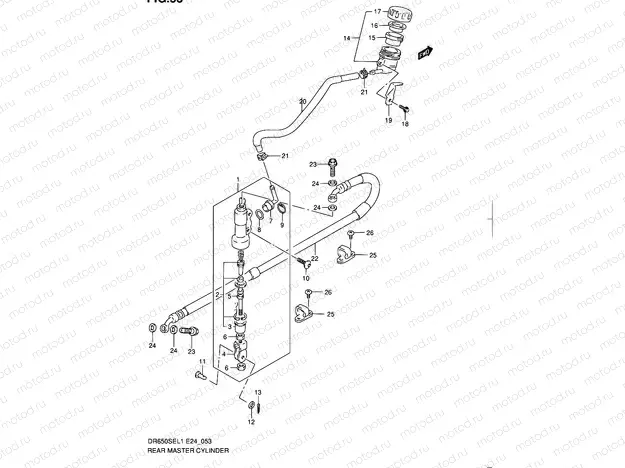 53 - REAR MASTER CYLINDER