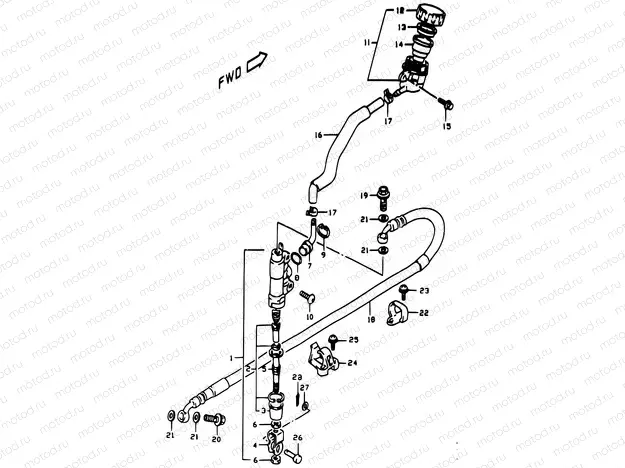 53 - REAR MASTER CYLINDER