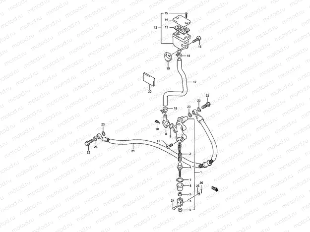 53 - REAR MASTER CYLINDER