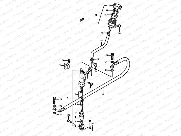 53 - REAR MASTER CYLINDER (MODEL J)