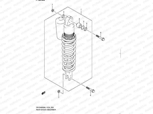53 - REAR SHOCK ABSORBER