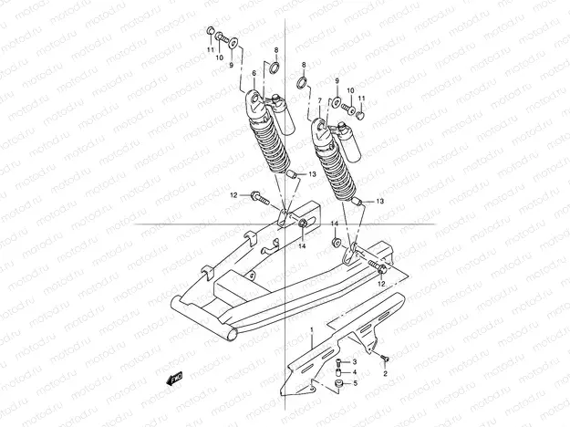 53 - REAR SHOCK ABSORBER