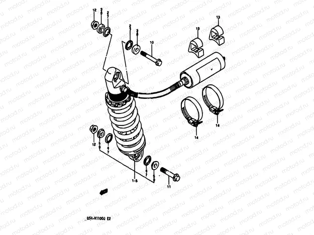 53 - REAR SHOCK ABSORBER