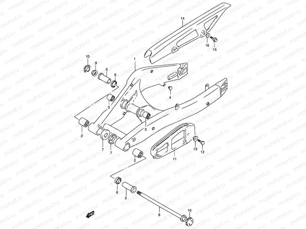 53 - REAR SWINGING ARM