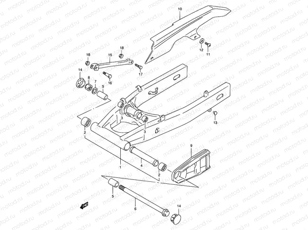 53 - REAR SWINGING ARM