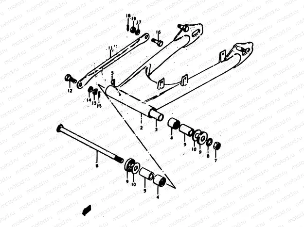 53 - REAR SWINGING ARM