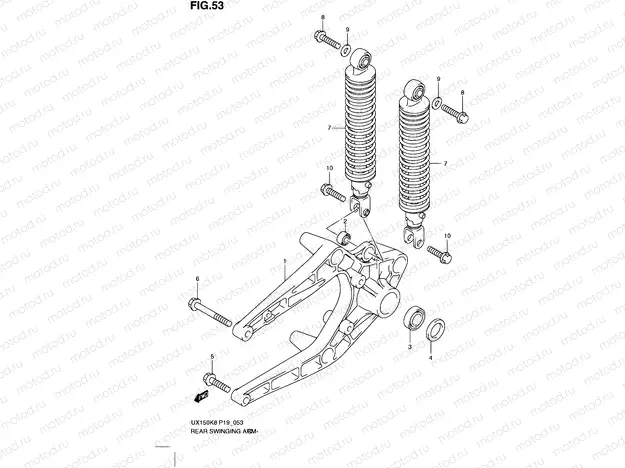 53 - REAR SWINGINGARM