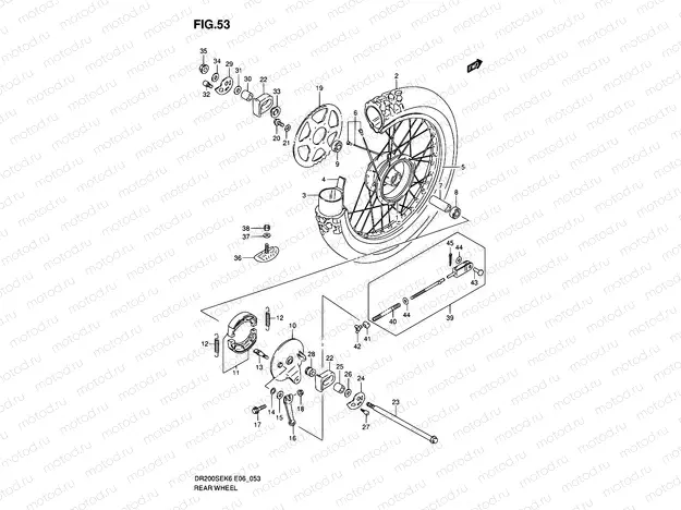 53 - REAR WHEEL