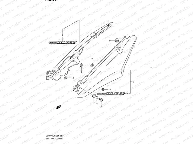 53 - SEAT TAIL COVER