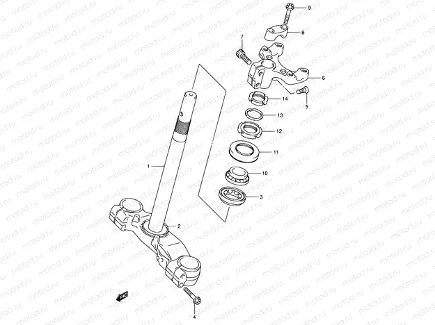 53 - STEERING STEM