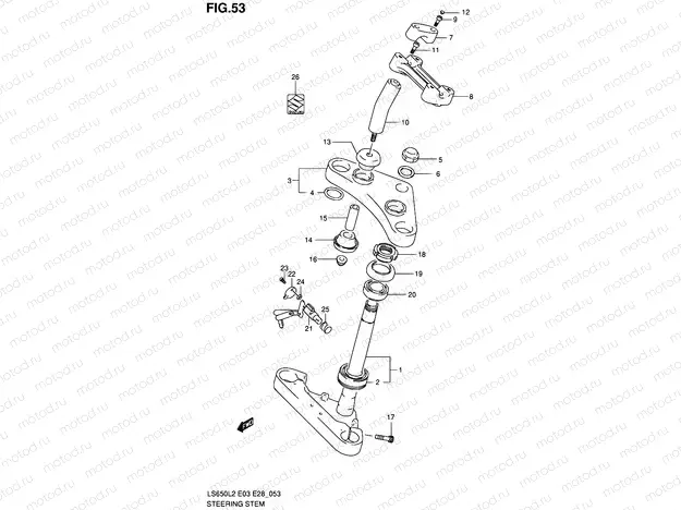 53 - STEERING STEM