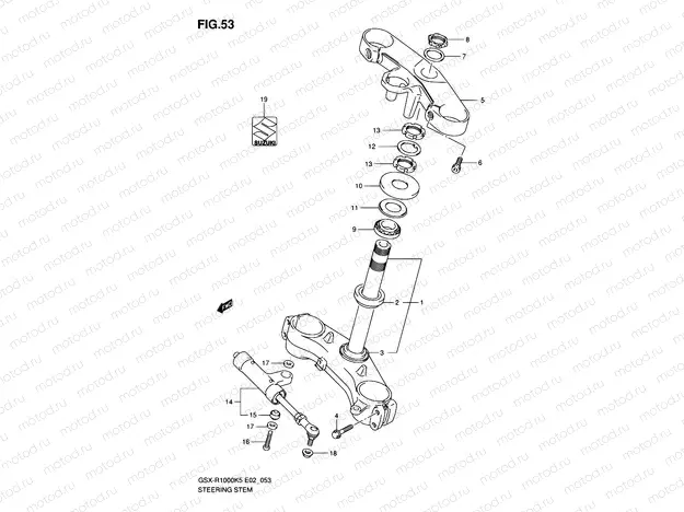 53 - STEERING STEM