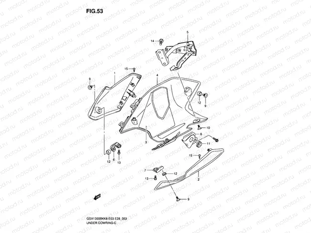 53 - UNDER COWLING