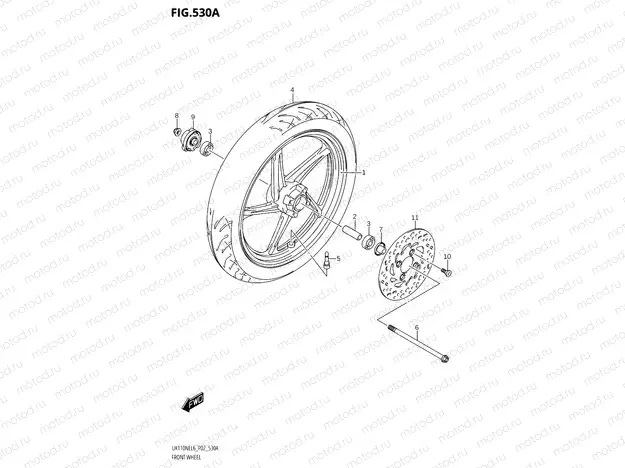 530A - FRONT WHEEL