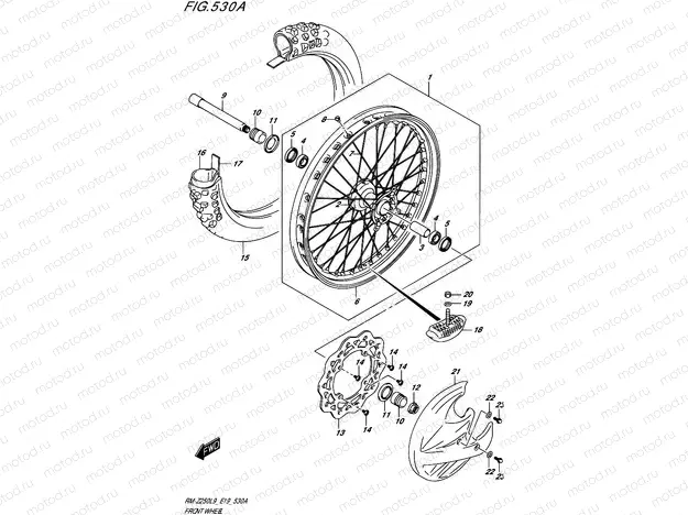 530A - FRONT WHEEL