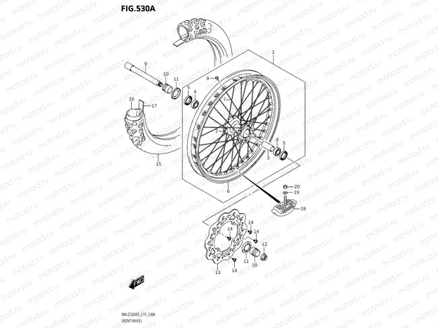 530A - FRONT WHEEL