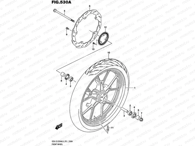 530A - FRONT WHEEL
