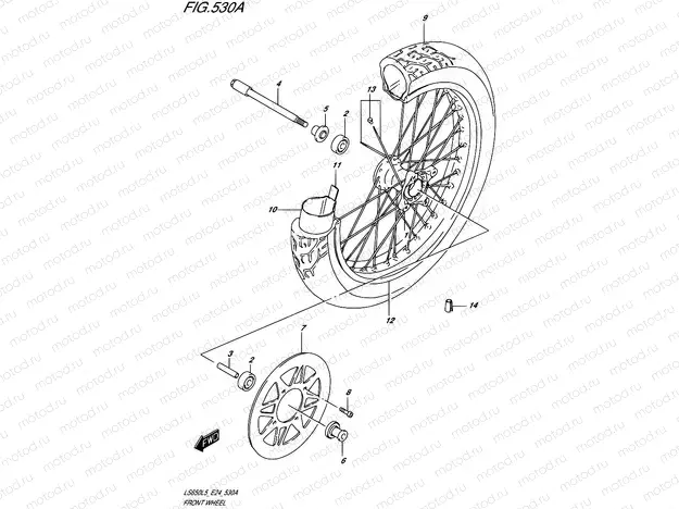 530A - FRONT WHEEL