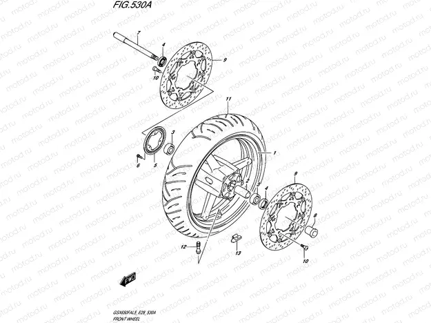 530A - FRONT WHEEL
