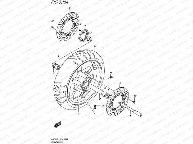 530A - FRONT WHEEL