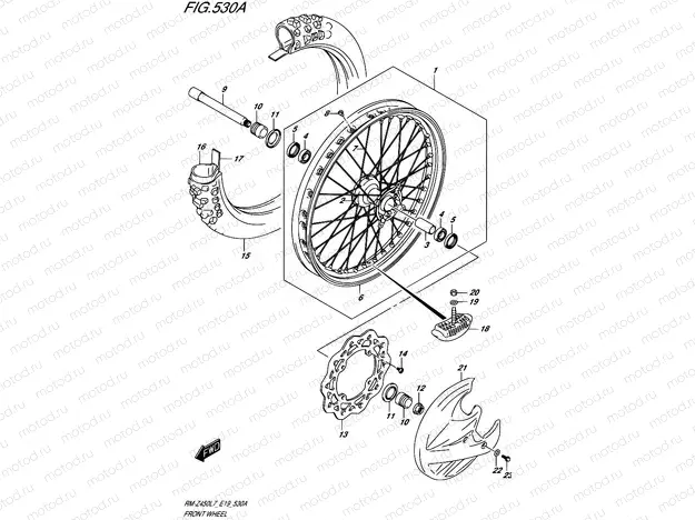 530A - FRONT WHEEL