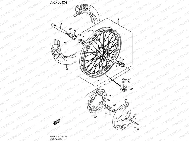 530A - FRONT WHEEL