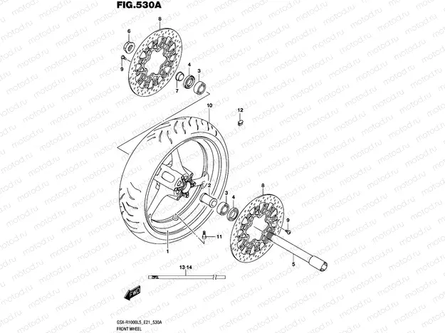 530A - FRONT WHEEL