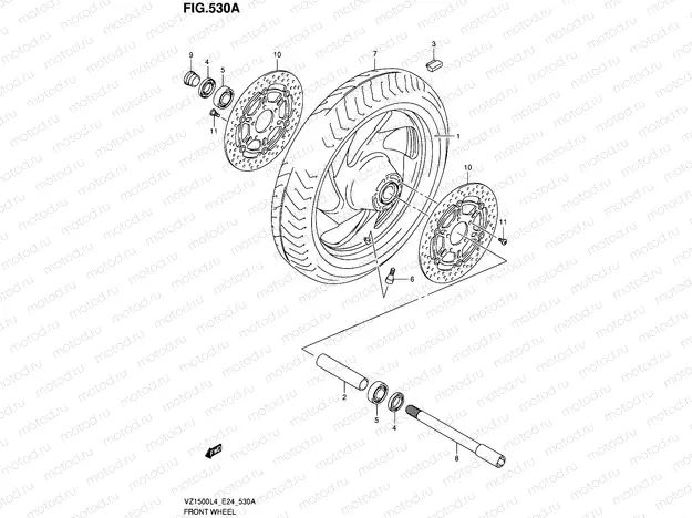 530A - FRONT WHEEL