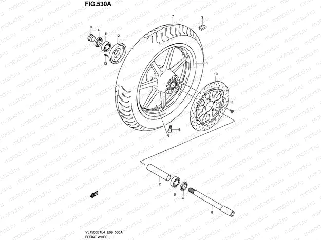530A - FRONT WHEEL