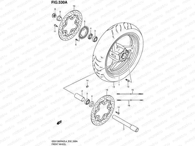 530A - FRONT WHEEL