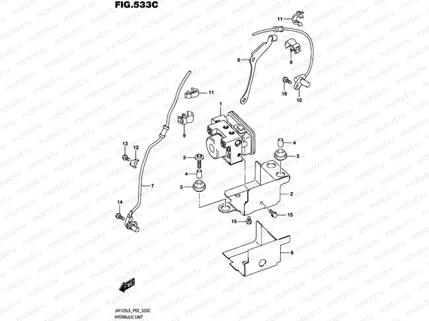 533C - HYDRAULIC UNIT (UH125AL5 P34)