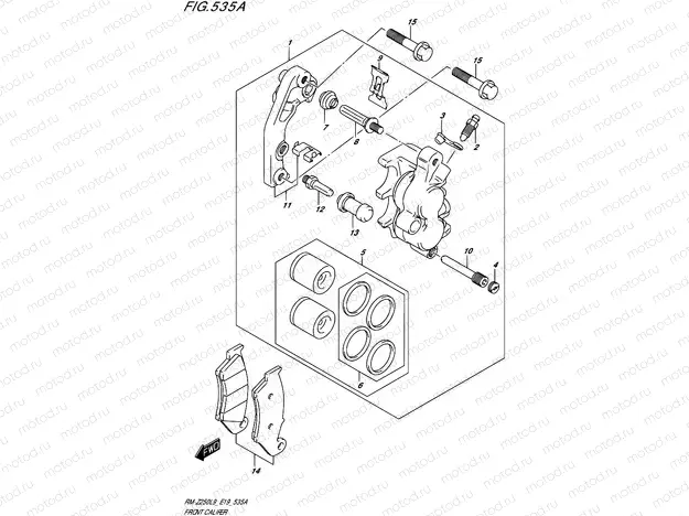 535A - FRONT CALIPER