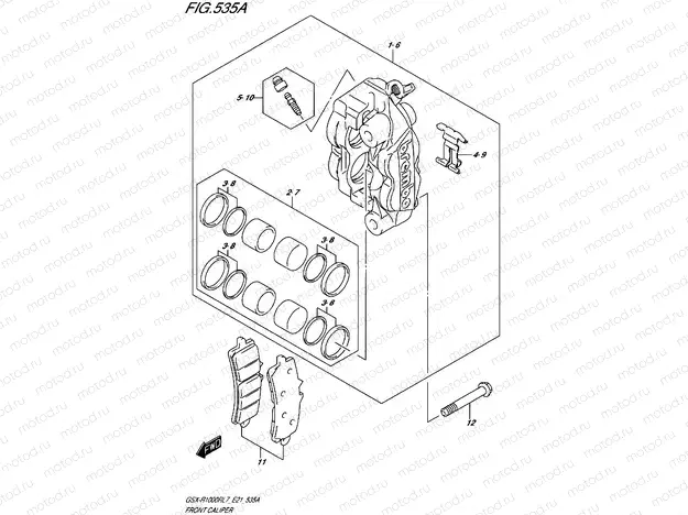 535A - FRONT CALIPER