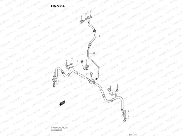 536A - FRONT BRAKE PANTS