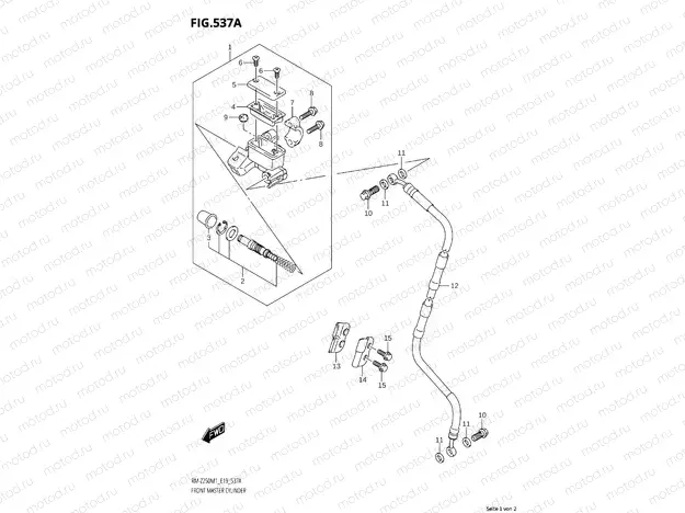 537A - FRONT BRAKE MASTER CYLINDER