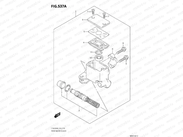 537A - FRONT BRAKE MASTER CYLINDER