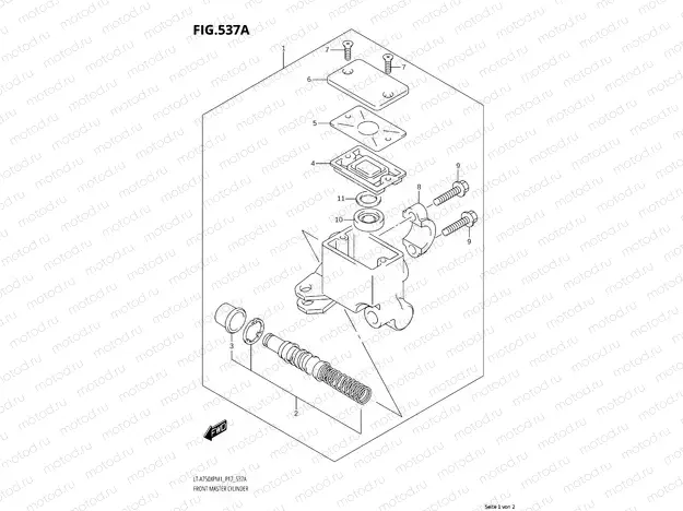537A - FRONT BRAKE MASTER CYLINDER