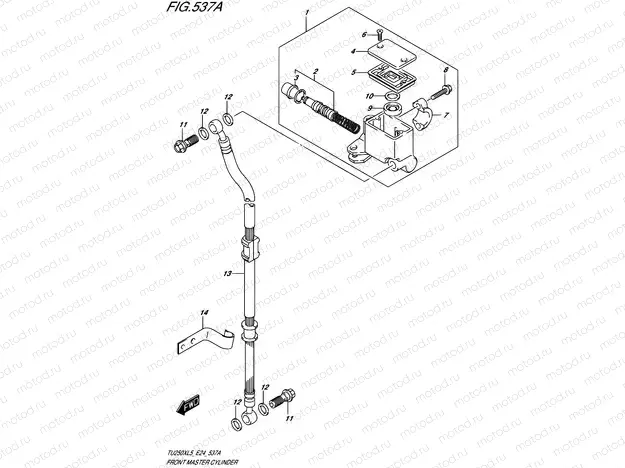 537A - FRONT MASTER CYLINDER