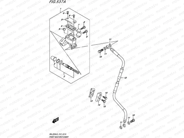 537A - FRONT MASTER CYLINDER